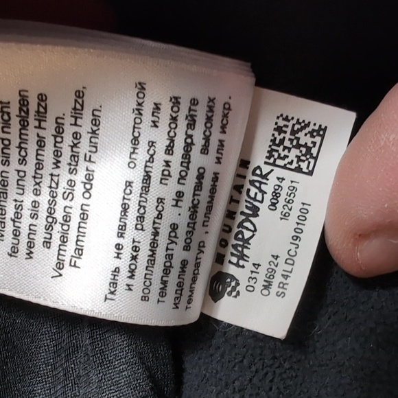 Mountain Hardwear Mountain Tech Fleece Jacket Size Large in Black - Picture 9 of 11